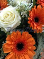Bukett Gerbera und Rosen
