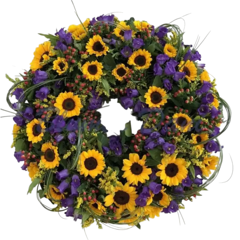 biedermeier-kranz-sonnenblumen
