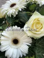 Gerbera-Rosen Kranz voll